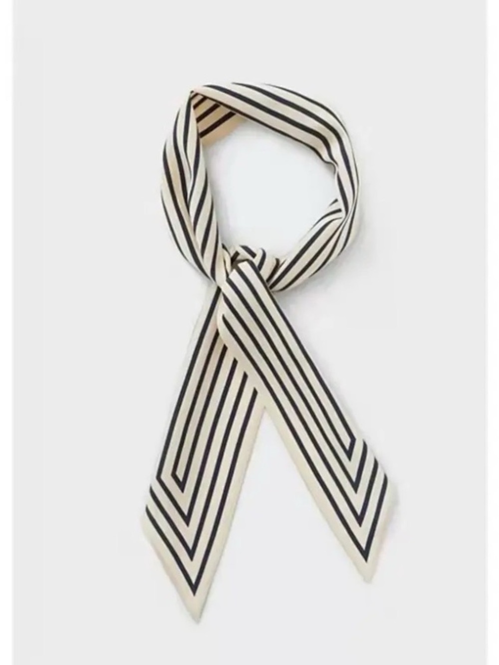 TOTEME Signature Monogram Silk Twilly